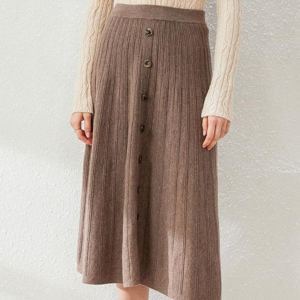 skirts women 100% pure merino wool knitted 2021 arrival solid color keen-length with button fashion skirt female down, Black
skirts women 100% pure merino wool knitted 2021 arrival solid color keen-length with button fashion skirt female down, Black