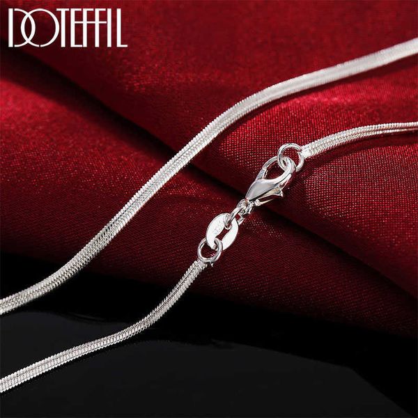 designer necklace 925 sterling silver 16/18/20/22/24/26/28/30 inch 2mm flat snake chain for women man fashion wedding jewelry
designer necklace 925 sterling silver 16/18/20/22/24/26/28/30 inch 2mm flat snake chain for women man fashion wedding jewelry