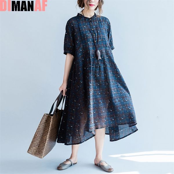 women plus size dress summer style o-neck plaid print female casual fashion stylish beach blue retro dresses button 210531, Black;gray
women plus size dress summer style o-neck plaid print female casual fashion stylish beach blue retro dresses button 210531, Black;gray