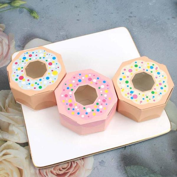 gift wrap 20 pcs donut candy box hexagon bag sweet chocolate packaging case for wedding theme party favor gifts
gift wrap 20 pcs donut candy box hexagon bag sweet chocolate packaging case for wedding theme party favor gifts