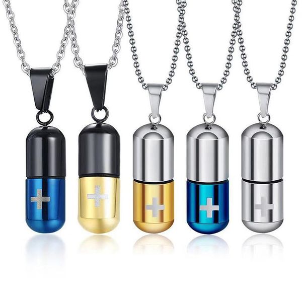 chains personality necklace hollow stainless steel cross engraved pendant perfume holder jewelry gift, Silver
chains personality necklace hollow stainless steel cross engraved pendant perfume holder jewelry gift, Silver