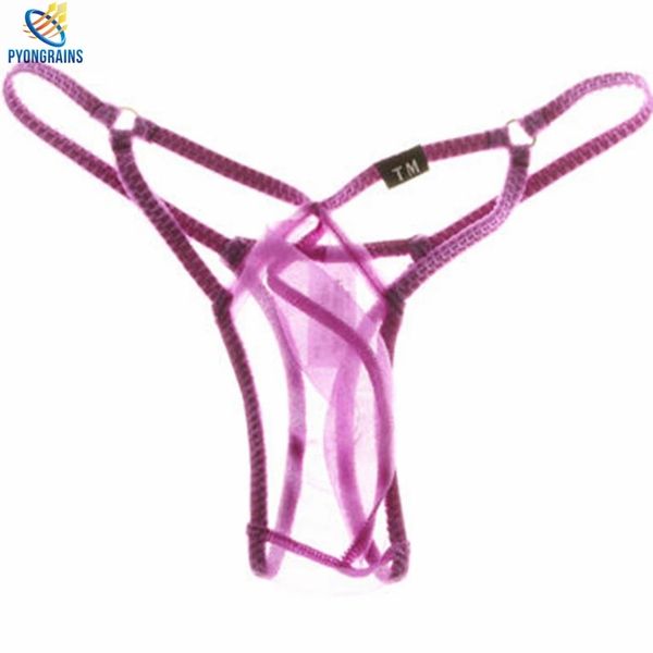 new men underwear male fashion super sheer mens thongs and g strings gay men's underpants, Black;brown
new men underwear male fashion super sheer mens thongs and g strings gay men's underpants, Black;brown