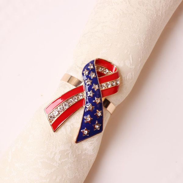 12pcs/metal flag red ribbon napkin ring table decoration used for festive cocktail reception western etiquette rings
12pcs/metal flag red ribbon napkin ring table decoration used for festive cocktail reception western etiquette rings