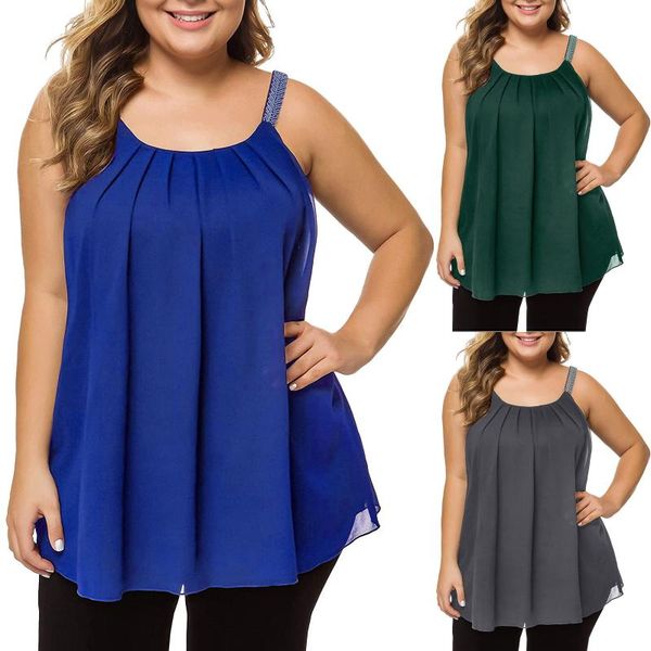 women's tanks & camis women corset casual fashion vest plus size solid pleated chiffon beaded strap tank summer camisole mujer 2021, White
women's tanks & camis women corset casual fashion vest plus size solid pleated chiffon beaded strap tank summer camisole mujer 2021, White