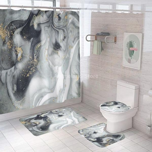 shower curtains grey gold marble fashion bathroom curtain bath set toilet cover mat non-slip washroom rug modern 180x180cm
shower curtains grey gold marble fashion bathroom curtain bath set toilet cover mat non-slip washroom rug modern 180x180cm