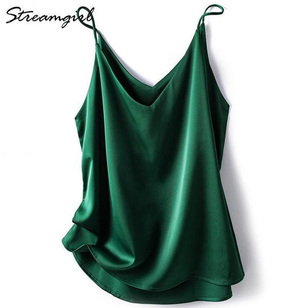 women's tanks & camis streamgirl women satin 2021 v neck summer sleeveless basic cami tank vintage, White
women's tanks & camis streamgirl women satin 2021 v neck summer sleeveless basic cami tank vintage, White