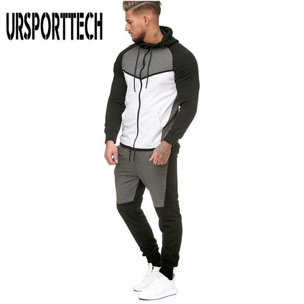 fashion men set zipper hoodies pants sets male tracksuit men's casual slim fit sportswear male brand sweat shirts clothing 210528, Gray
fashion men set zipper hoodies pants sets male tracksuit men's casual slim fit sportswear male brand sweat shirts clothing 210528, Gray
