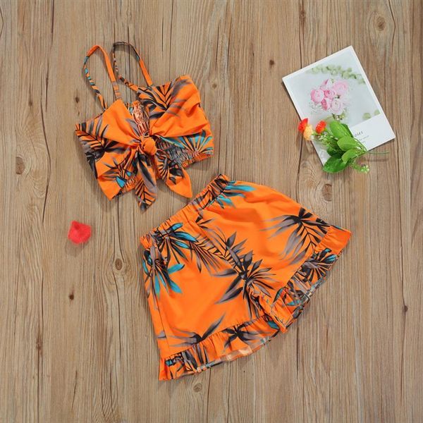 1 7y baby girls summer fashion outfits toddlers bowknot sling leaf printed crop amp loose pants for beach party, White
1 7y baby girls summer fashion outfits toddlers bowknot sling leaf printed crop amp loose pants for beach party, White