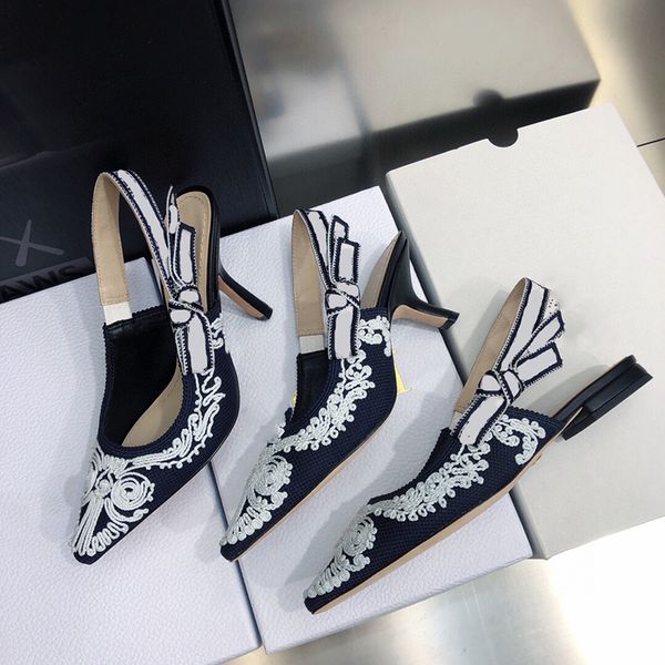 women classic designer dress shoes jacquard embroidered letters flat 6.5 9.5cm high heels bowties slingback wedding pumps, Black
women classic designer dress shoes jacquard embroidered letters flat 6.5 9.5cm high heels bowties slingback wedding pumps, Black