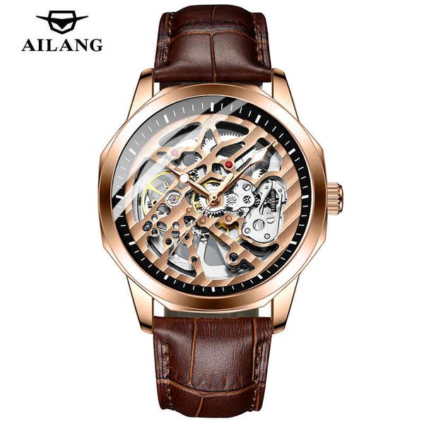 2021 new rose gold men clocks luxury make automatic mechanical brakes skeleton clock brown leather band relogio, Slivery;brown
2021 new rose gold men clocks luxury make automatic mechanical brakes skeleton clock brown leather band relogio, Slivery;brown