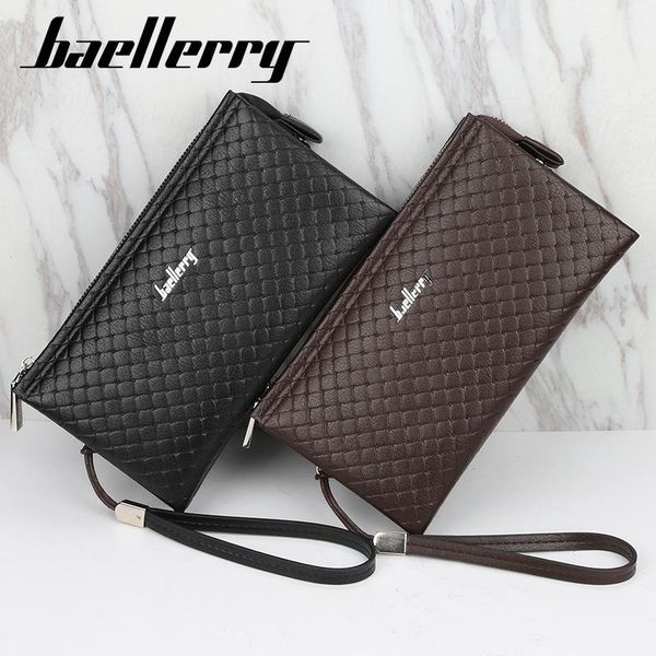 wallets baellerry men weave pu leather long wallet coin pocket po holder card casual zipper phone money bag, Red;black
wallets baellerry men weave pu leather long wallet coin pocket po holder card casual zipper phone money bag, Red;black