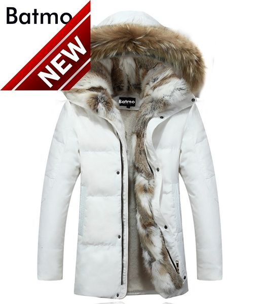 batmo 2018 winter white duck down jacket men coat parkas warm liner male warm clothes rabbit fur collar plus-size, Black
batmo 2018 winter white duck down jacket men coat parkas warm liner male warm clothes rabbit fur collar plus-size, Black