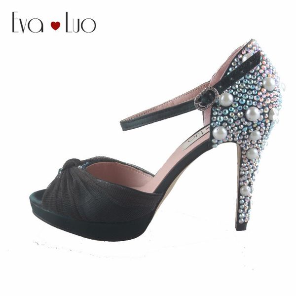 dress shoes chs912 custom handmade crystal pumps forest green bridal wedding ankle strap two-piece women, Black
dress shoes chs912 custom handmade crystal pumps forest green bridal wedding ankle strap two-piece women, Black