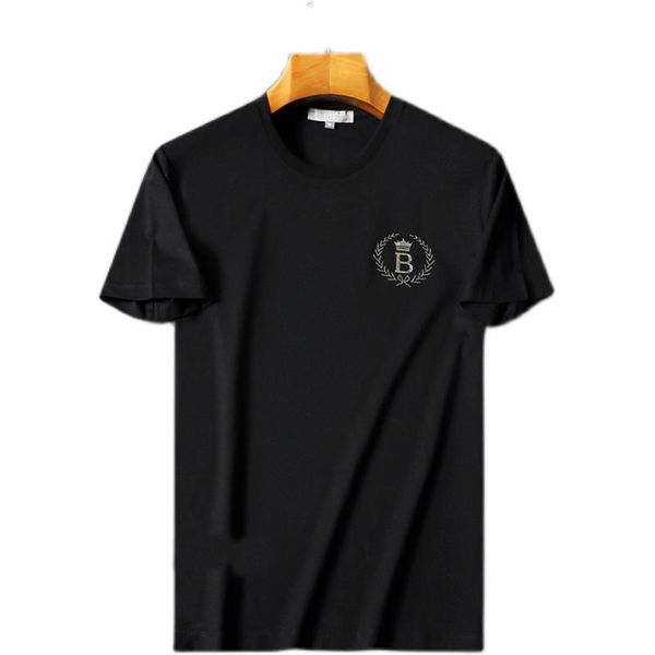 summer short-sleeved t shirts design trend slim round neck simple t-shirt, White;black
summer short-sleeved t shirts design trend slim round neck simple t-shirt, White;black