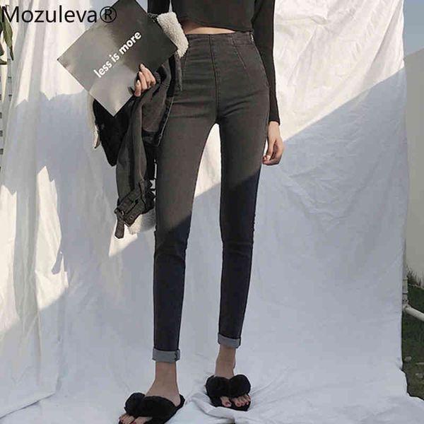 vintage side zipper high waist jeans female casual light washed slim pants stretch denim women trousers 210427, Blue
vintage side zipper high waist jeans female casual light washed slim pants stretch denim women trousers 210427, Blue