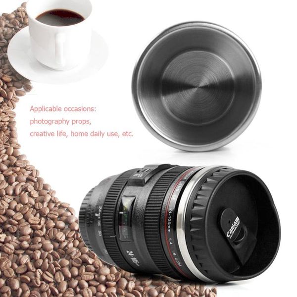 water bottles 350ml creative camera lens shape coffee tea mug with lid stainless steel vacuum flasks outdoor camping drinking cups
water bottles 350ml creative camera lens shape coffee tea mug with lid stainless steel vacuum flasks outdoor camping drinking cups