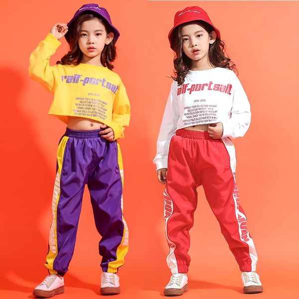 clothing sets girls hip hop yellow crop sweatshirt 2 pcs set kids streetwear child sport jogger pant outfit teen jazz street dance cloth, White
clothing sets girls hip hop yellow crop sweatshirt 2 pcs set kids streetwear child sport jogger pant outfit teen jazz street dance cloth, White
