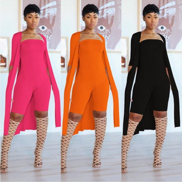 backless strapless bodycon bandage playsuits shorts side split maxi cardigan cloak solid color two piece set summer 2021 women's tracks, Gray
backless strapless bodycon bandage playsuits shorts side split maxi cardigan cloak solid color two piece set summer 2021 women's tracks, Gray
