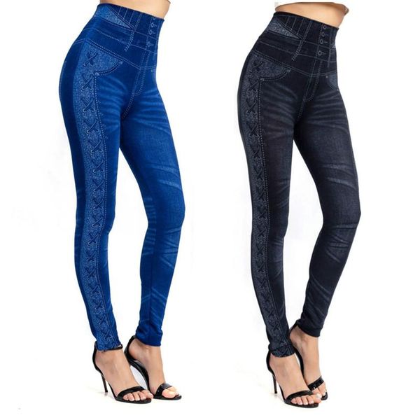 women's leggings skinny imitation denim pants women hight waist slim casual jeans leggin female spring elastic workout fitness, Black
women's leggings skinny imitation denim pants women hight waist slim casual jeans leggin female spring elastic workout fitness, Black