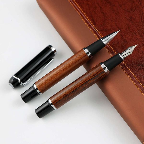 the pen rosewood mahogany gift pair semi metal wood business signature ink pen
the pen rosewood mahogany gift pair semi metal wood business signature ink pen