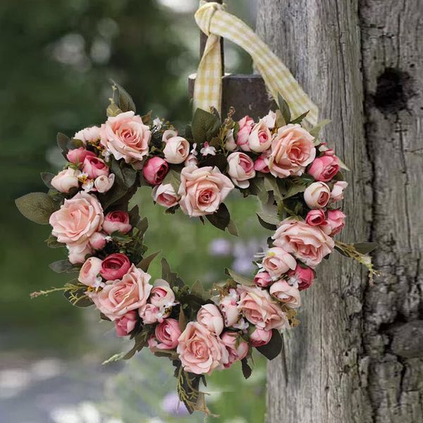 decorative flowers & wreaths simulation rose artificial silk peony romantic heart shape garland for wedding party decoration
decorative flowers & wreaths simulation rose artificial silk peony romantic heart shape garland for wedding party decoration