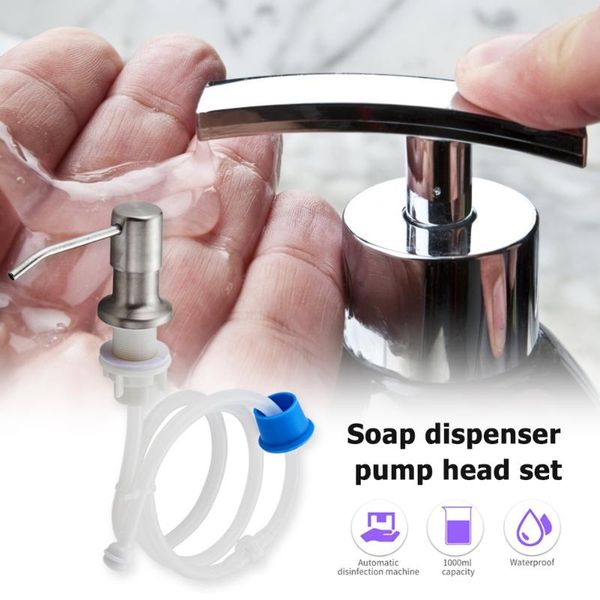 liquid soap dispenser extension tube kit kitchen sink pump head metal under deck counter stainless steel
liquid soap dispenser extension tube kit kitchen sink pump head metal under deck counter stainless steel