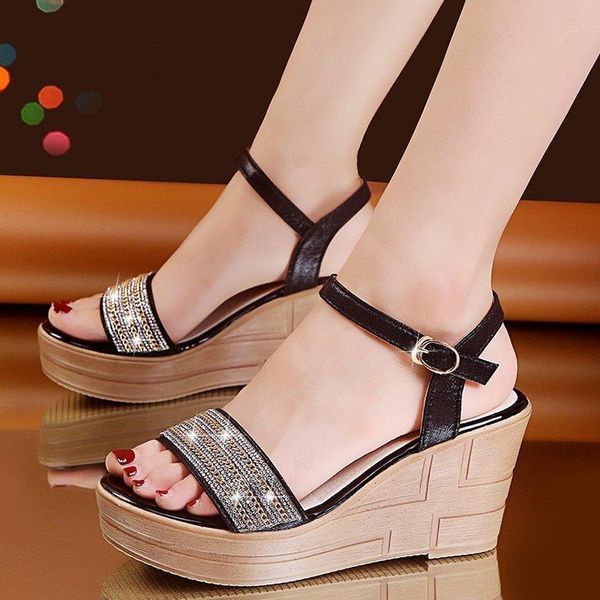 sandals 2021 summer shoes women wedges elegant ladies high heels open toe woman platform wedge heel 8cm a3445, Black
sandals 2021 summer shoes women wedges elegant ladies high heels open toe woman platform wedge heel 8cm a3445, Black