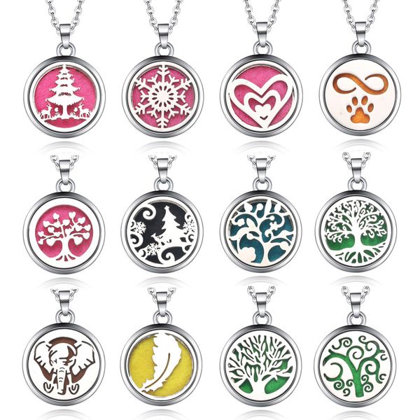 tree of life aroma box necklace stainless steel aromatherapy essential oil diffuser perfume box locket pendant jewelry christmas, Silver
tree of life aroma box necklace stainless steel aromatherapy essential oil diffuser perfume box locket pendant jewelry christmas, Silver