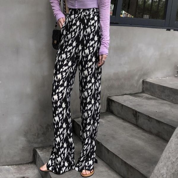 women's pants & capris 2021 slim zipper black and white pattern split casual, Black;white
women's pants & capris 2021 slim zipper black and white pattern split casual, Black;white