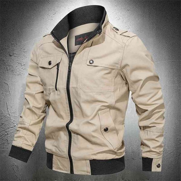 autumn men jacket military bomber jacket men stand collar pure cotton tactical jacket men army coat slim fit plus size 4xl 210819, Black;brown
autumn men jacket military bomber jacket men stand collar pure cotton tactical jacket men army coat slim fit plus size 4xl 210819, Black;brown