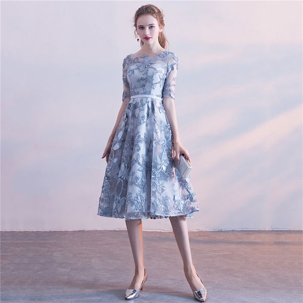 party dress women blue gray s-3xl plus size bandage spring summer elegant host banquet vestidos lr210 210531, Black;gray
party dress women blue gray s-3xl plus size bandage spring summer elegant host banquet vestidos lr210 210531, Black;gray