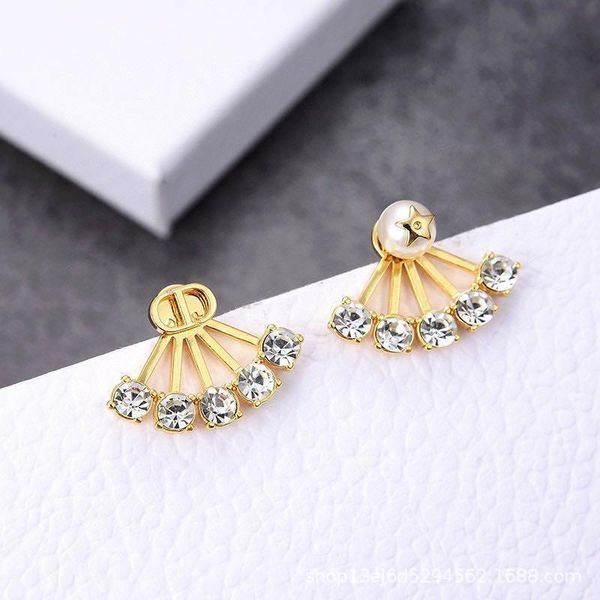 design jewelry new fashion pearl earrings, Golden