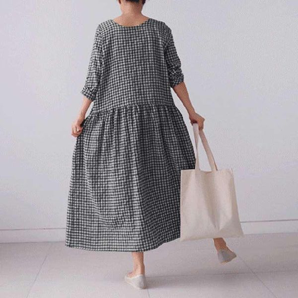 casual dresses fashion check shirts women's o neck blusas 2022 long sleeve midi vestidos female spring sundress plus size tunic, Black;gray
casual dresses fashion check shirts women's o neck blusas 2022 long sleeve midi vestidos female spring sundress plus size tunic, Black;gray