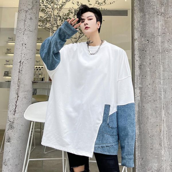 men's hoodies & sweatshirts hip hop patchwork sweatshirt men autumn hoody casual hoodie cotton streetwear clothing, Black
men's hoodies & sweatshirts hip hop patchwork sweatshirt men autumn hoody casual hoodie cotton streetwear clothing, Black