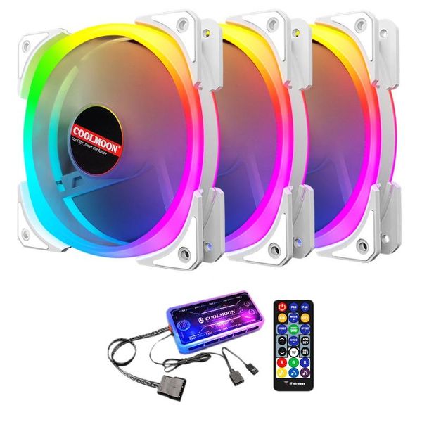 fans & coolings coolmoon shuangjiao i chassis fan set, 12cmrgb dual-ring silent cooling set
fans & coolings coolmoon shuangjiao i chassis fan set, 12cmrgb dual-ring silent cooling set