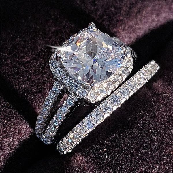 sterling silver wedding rings set 3 in 1 band ring for women engagement bridal fashion jewelry finger moonso r4627 cluster, Golden;silver
sterling silver wedding rings set 3 in 1 band ring for women engagement bridal fashion jewelry finger moonso r4627 cluster, Golden;silver