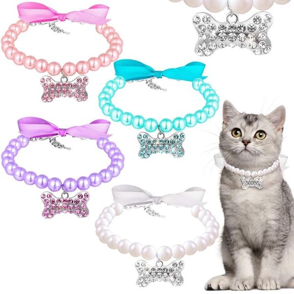 cat collars & leads pet pearl crystal necklace adjustable neck strap collar accessory with rhinestone diamond for birthday party
cat collars & leads pet pearl crystal necklace adjustable neck strap collar accessory with rhinestone diamond for birthday party