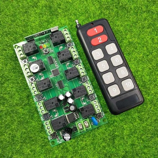 smart home control universal dc 12v 10ch rf wireless remote switch learning code lamp 433mhz
smart home control universal dc 12v 10ch rf wireless remote switch learning code lamp 433mhz