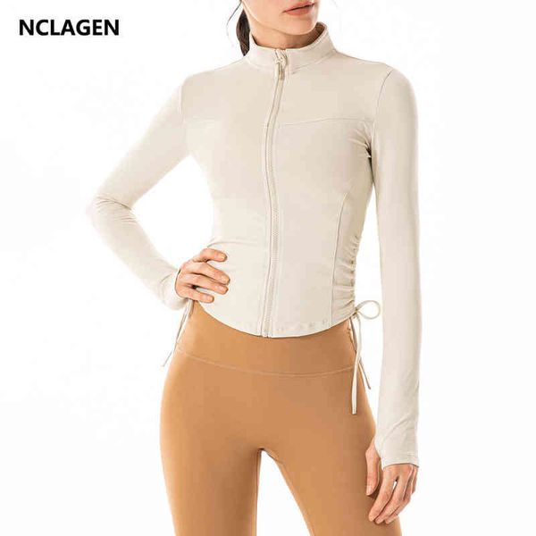 nclagen sports coat women long sleeve running jacket zipper fitness naked feel autumn winter waist shaping gym yoga blouse
nclagen sports coat women long sleeve running jacket zipper fitness naked feel autumn winter waist shaping gym yoga blouse