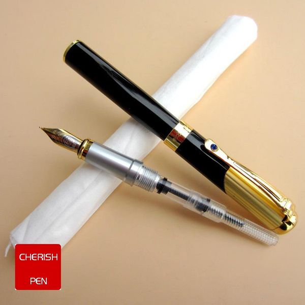 jinhao 9009 black and golden luxury diamond curved tip calligraphy fountain pen 1.0mm ink pens for writing
jinhao 9009 black and golden luxury diamond curved tip calligraphy fountain pen 1.0mm ink pens for writing