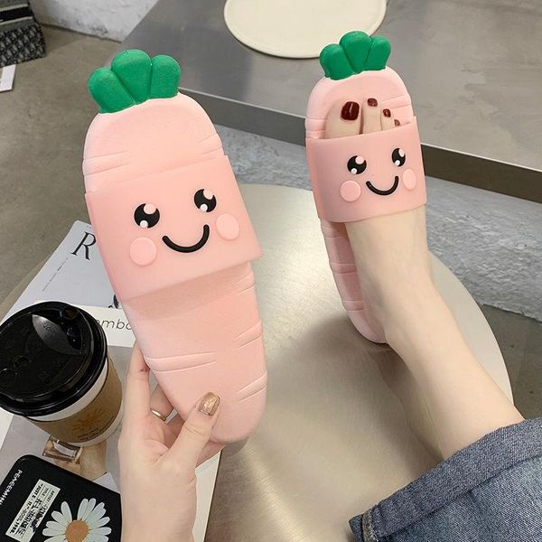 slippers lisapie women cute radish pattern light weight anti skid peep toe slip on teenager home flat sandals, Black
slippers lisapie women cute radish pattern light weight anti skid peep toe slip on teenager home flat sandals, Black