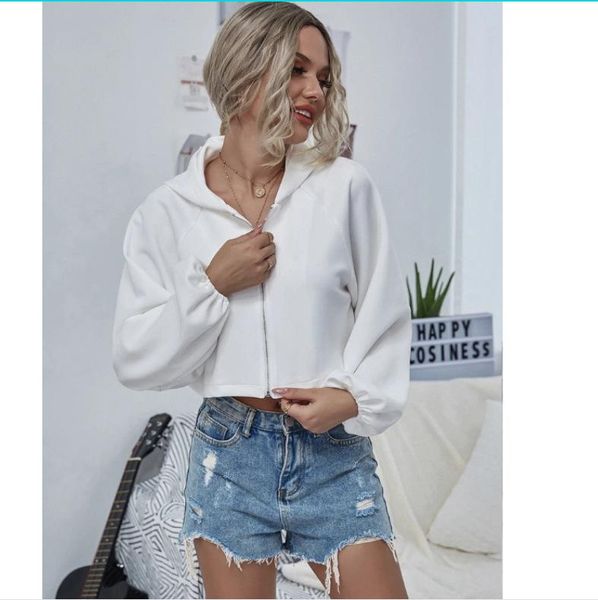 hoodies sweatshirt women solid long sleeve zipper pocket shirt v-neck lantern short clothes for autumn 2021 women's jackets, Black;brown
hoodies sweatshirt women solid long sleeve zipper pocket shirt v-neck lantern short clothes for autumn 2021 women's jackets, Black;brown
