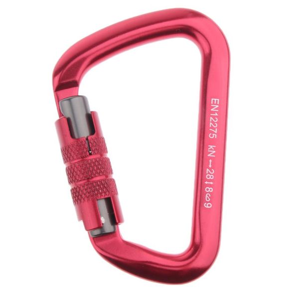 cords, slings and webbing ce 28kn climbing carabiner outdoor d-shape aluminum rock hiking screw locking carabiners
cords, slings and webbing ce 28kn climbing carabiner outdoor d-shape aluminum rock hiking screw locking carabiners