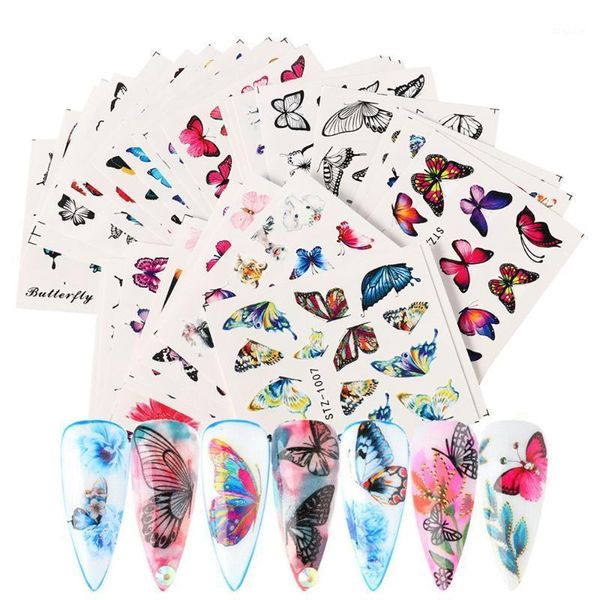 50/30/24pcs nail art stickers slider butterfly blue black transfer water set decals decor colorful floral1
50/30/24pcs nail art stickers slider butterfly blue black transfer water set decals decor colorful floral1