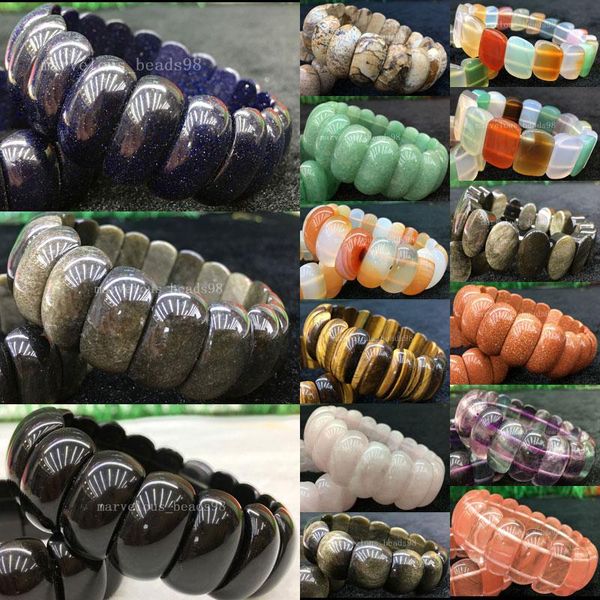 beaded, strands obsidian aventurine jaspe flourite crystal goldstone blue sand carnelian women men bracelet 7.5" wb618, Black
beaded, strands obsidian aventurine jaspe flourite crystal goldstone blue sand carnelian women men bracelet 7.5" wb618, Black