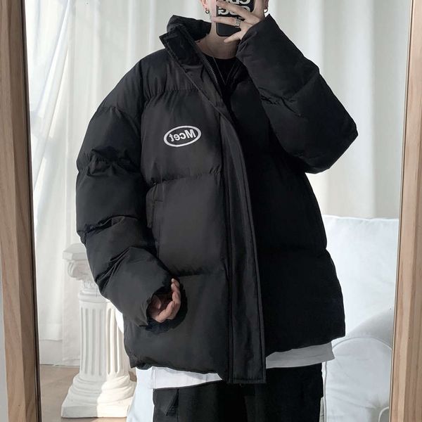 men's down & parkas jackets boys' fashion brand ins winter clothes, teenagers' cotton padded jacket, fried street, thickened, Black
men's down & parkas jackets boys' fashion brand ins winter clothes, teenagers' cotton padded jacket, fried street, thickened, Black
