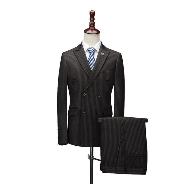 men's suits & blazers stripe three pieces men dress casual commuter office business mens for wedding(blazer+vest+pants), White;black
men's suits & blazers stripe three pieces men dress casual commuter office business mens for wedding(blazer+vest+pants), White;black
