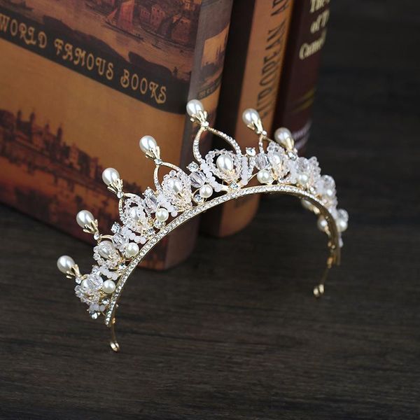 hair clips & barrettes simulated pearl crystal wedding bride tiara big crowns baroque queen jewelry accessories for women bn, Golden;silver
hair clips & barrettes simulated pearl crystal wedding bride tiara big crowns baroque queen jewelry accessories for women bn, Golden;silver