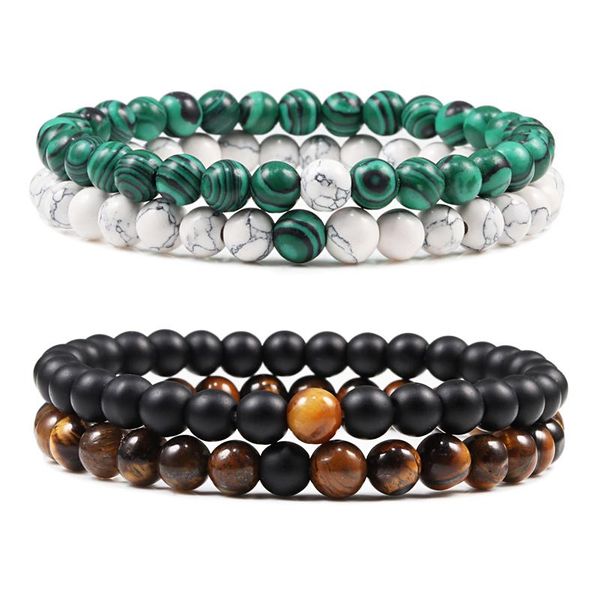 beaded, strands 2pcs/set couples distance bracelet natural tiger eye lava stone 6mm beaded bracelets energy elastic rope malachite jewelry, Black
beaded, strands 2pcs/set couples distance bracelet natural tiger eye lava stone 6mm beaded bracelets energy elastic rope malachite jewelry, Black
