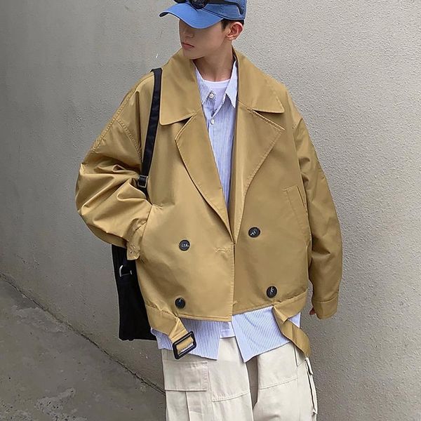 men's jackets 2021 fashion jacket vintage cotton suit collar short coat male korean style clothes black khaki oversize streetwear, Black;brown
men's jackets 2021 fashion jacket vintage cotton suit collar short coat male korean style clothes black khaki oversize streetwear, Black;brown
